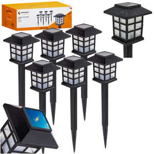 6x Venkovní LED solární lampa