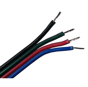 Kabel pro LED pásky RGB 3528, 5050 průměr 0,35
