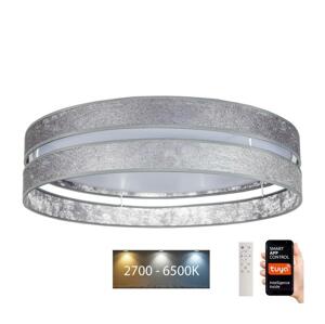 LED Stmívatelné stropní svítidlo LIMA LED/36W/230V Wi-Fi Tuya + DO stříbrná