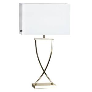 By Rydéns By Rydéns Omega stolní lampa mosaz/bílá výška 69 cm