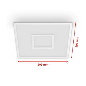 Telefunken LED panel Centreback CCT RGB 60x60cm bílý
