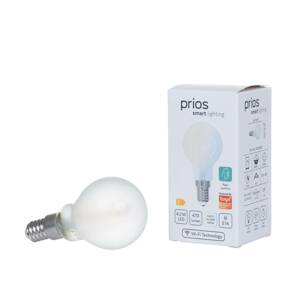 PRIOS Prios Smart LED kapková lampa, sada 2 kusů, E14, 4,2 W, matná, Tuya
