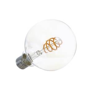 PRIOS Prios Smart LED globe lamp 2ks E27 G95 4,9W clear amber Tuya