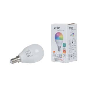 PRIOS Prios Smart LED kapková lampa, E14, 4,9W, CCT, RGB, Tuya, 2 kusy