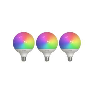 PRIOS Prios Smart LED, 3, E27, G125, 9W, RGBW, CCT, matný, Tuya
