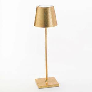 Zafferano Zafferano Poldina LED stolní lampa na baterie zlatá dekorace