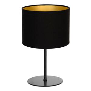Duolla Stolní lampa Roller, černá/zlatá, výška 30 cm