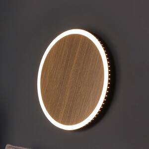 Eco-Light LED nástěnné svítidlo Morton 3-Step-dim vzhled dřeva 50 cm