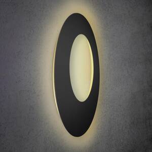 Escale Escale Blade Open LED nástěnné svítidlo černé Ø 79 cm