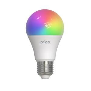 PRIOS Prios Smart LED, E27, A60, 9W, RGB, Tuya, WLAN, matný, CCT
