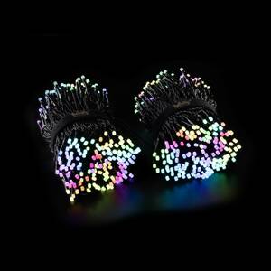 twinkly Třpytivá pohádková světla RGB, černá, 600 světel 48 m