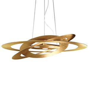 Marchetti Závěsné svítidlo LED Afelio se zlatými listy
