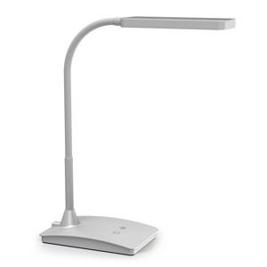 Maul LED stolní lampa MAULpearly, CCT stmívatelná stříbrná