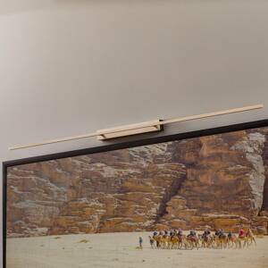 quitani Quitani LED obrazové světlo Tolu, nikl, šířka 158 cm