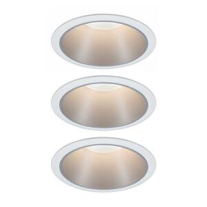 Paulmann Paulmann Cole LED spotlight, stříbro-bílý, 3ks