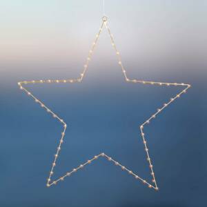 Sirius Dekorativní hvězda LED Liva Star, zlatá, Ø 70 cm