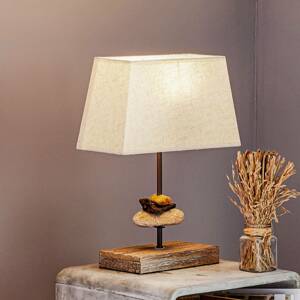 ONLI Stolní lampa Seregon s látkovým stínidlem, výška 39 cm