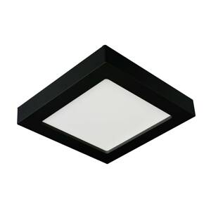 PRIOS Stropní svítidlo Prios Alette LED, černé, CCT, 18 W
